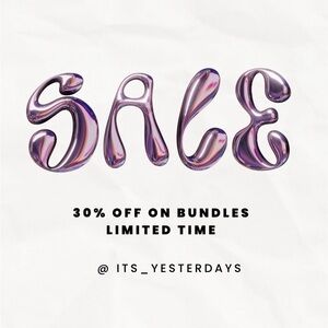 SALE 30% off on Bundles